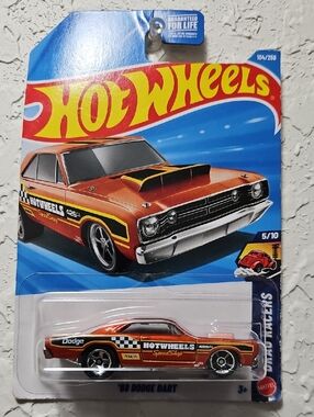 Hot Wheels '68 Dodge Dart Toy Car - Orange